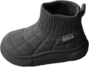 Big Kids Warm Ankle Boots Boys Girls Unisex Non Slip Mid Calf Winter Outdoor Lightweight Shoes for Girls Boots Size 13