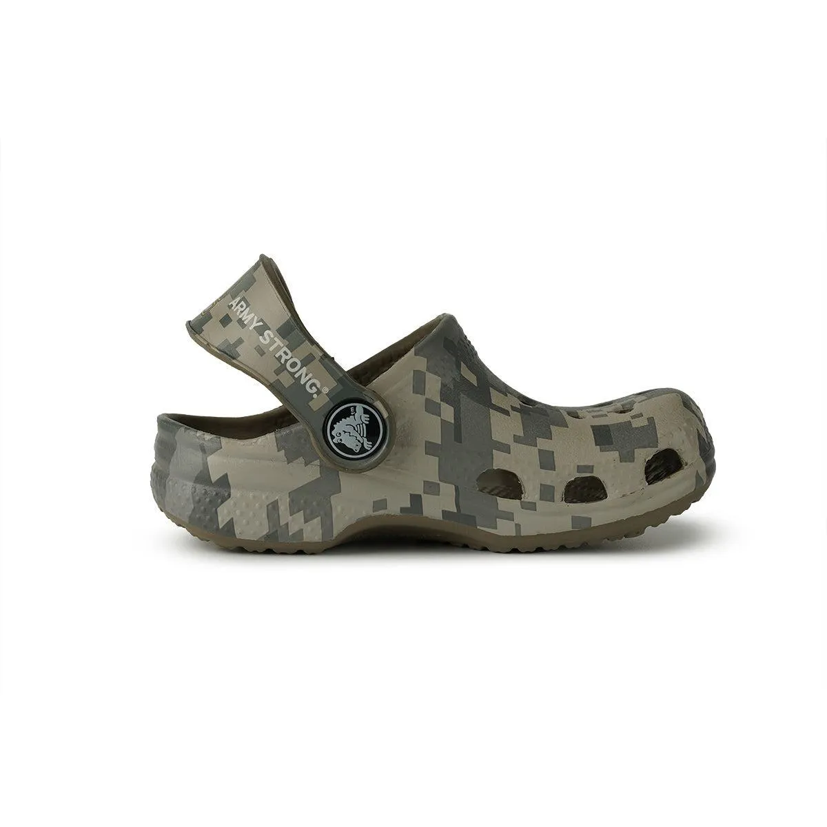 Crocs Us Army Sandals Clogs Rubber Multicolour Colour For Kids