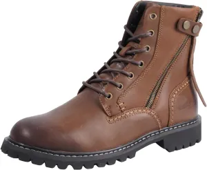 Men's Boots Casual Boots Motorcycle Vintage Zipper Chukka Boots for Men