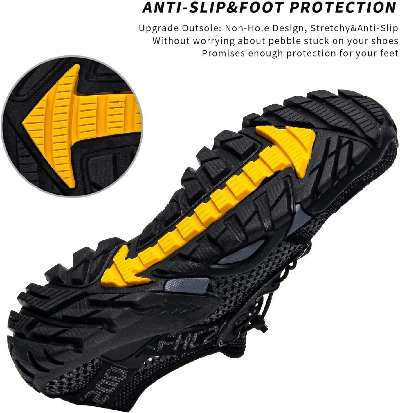SOBASO Water Shoes Women Men Quick Drying Swim Beach Aqua Shoes for Water Sport Diving Hiking Sailing Travel